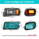 Golf Cart LED Light Kits for EZGO TXT Freedom - 10L0L - 10L0L